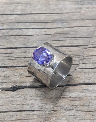Purple Sapphire Ring by Mel Koven